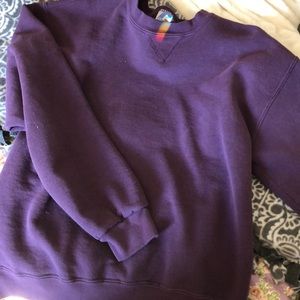Purple sweatshirt